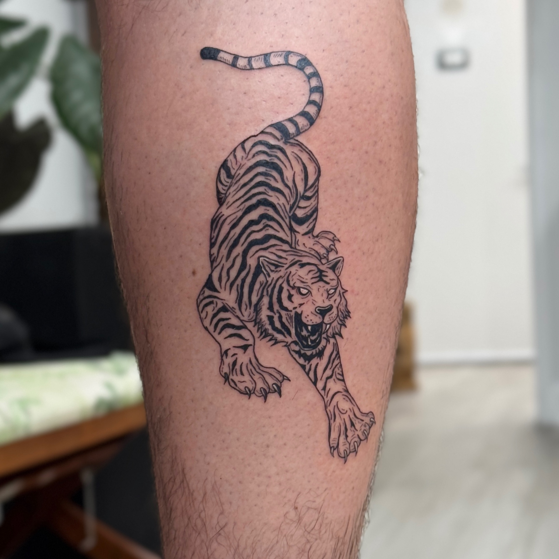 Animals tattoo style